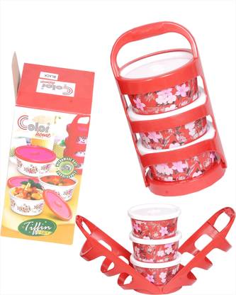 Color Home 586 3 Containers Lunch Box