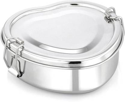 King International King International Stainless Steel Hart shape Lunch box 1 Containers Lunch Box