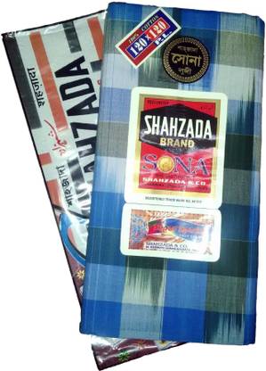 SHAHZADA Self Design Multicolor Lungi