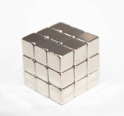 Techtone Magnetics 5mm x 5mm x 5mm Neodymium magnets Rare earth Cube Multipurpose Office Magnets Pack of 27