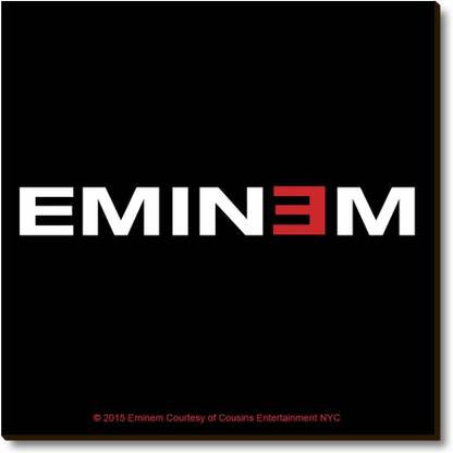 Bravado Eminem Logo Fridge Magnet, Door Magnet Pack of 1
