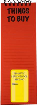Nourish Things To Buy Magnetic Refrigerator Regular Memo Pad Ruled 50 Pages
