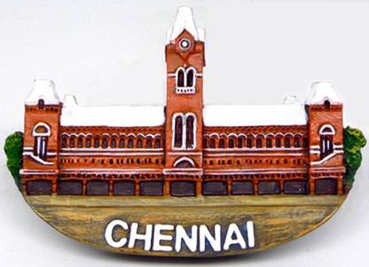 Temple Trees Chennai Central Fridge Magnet Pack of 1