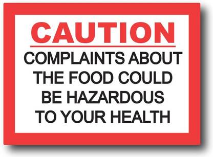NOURiSH Complaints About The Food Fridge Magnet Pack of 1