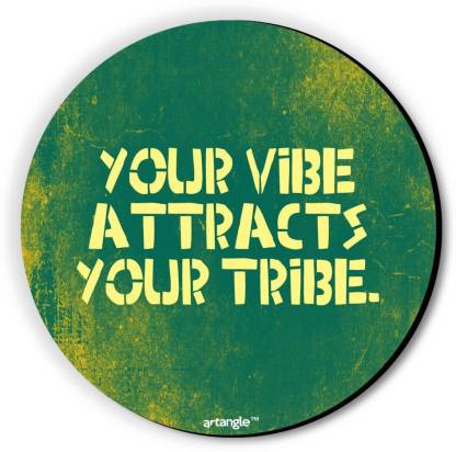 Seven Rays Your Vibe Attract Your Tribe Fridge Magnet Pack of 1