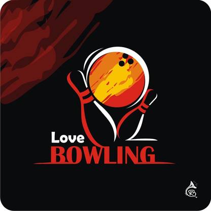 CHIPKA KE BOL Bowling Design Fridge Magnet Pack of 1