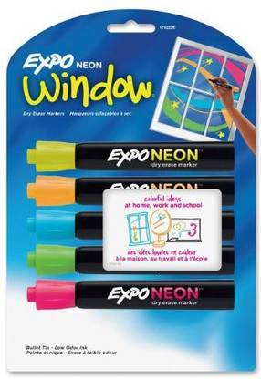Sanford Expo Neon Bullet Tip Dry Erase Markers