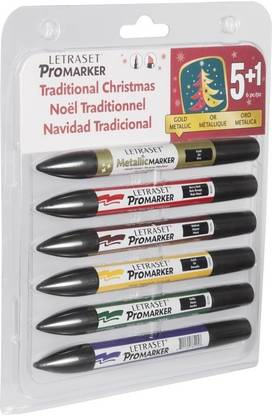 LETRASET ProMarker Dual Tip Nib Sketch Pens  with Washable Ink