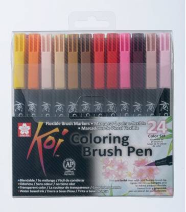 SAKURA Sakura Koi Coloring Brush Pen Set of 24