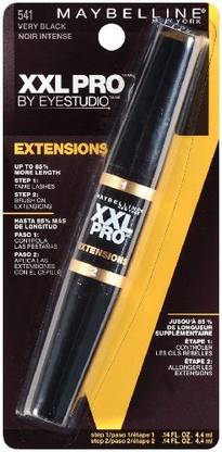 MAYBELLINE NEW YORK Xxl Extensions Washable Mascara Very Black XXL PRO 8.4 ml