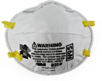 3M N95 NOISH Approved with 95% Filtration Efficiency 8210 Reusable