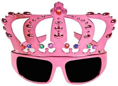 FUNCART Jewelled Crown Sunglasses Party Mask