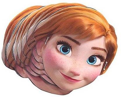Smartcraft Frozen Face Masks-Anna Party Mask