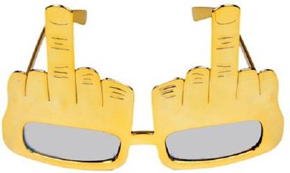 FUNCART Middle Finger Glasses Party Mask