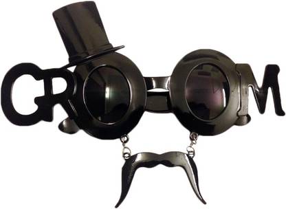 FUNCART Groom with Moustache Googles Party Mask
