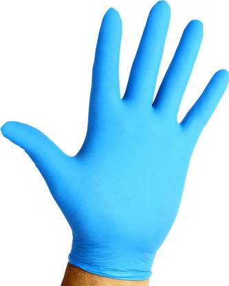 ARN NRA-10024 Blue Nitrile Examination Gloves