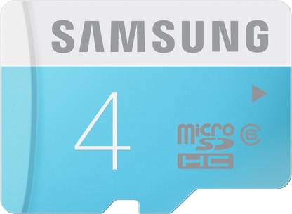 SAMSUNG MB-MS04D 4 GB MicroSDHC Class 6 24 MB/s  Memory Card Compatible with Mobile