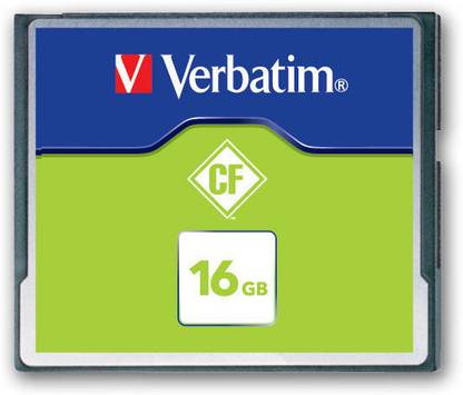 Verbatim Compact Flash - 16 GB 233X Speed 16 GB Compact Flash  Memory Card Compatible with Camera