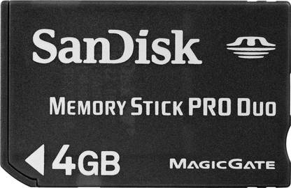 SanDisk MS Pro Duo 4GB Pro DUo 4 GB Memory Stick Pro Duo Card  Memory Card Compatible with Camera, Mobile