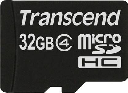 Transcend Transcend 32GB Class 4 Ultra 32 GB MicroSD Card Class 4 25 MB/s Memory Card Compatible with Mobile