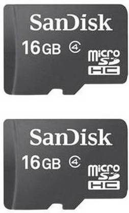 Sandisk 16 Gb Microsd Card Class 4 Memory Card Sandisk Flipkart Com