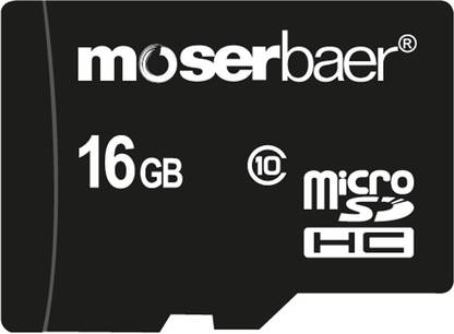 moserbaer Micro SDHC 16 GB MicroSD Card Class 10 48 MB/s  Memory Card