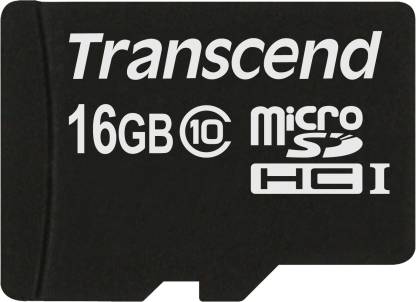 Transcend 16 GB MicroSD Card Class 10 30 MB/s  Memory Card