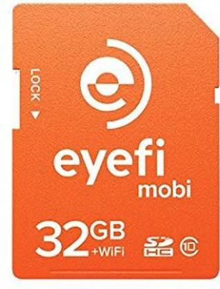 Eye-Fi Mobi-32-Ff Pro 32 GB MicroSD Card Class 10  Memory Card Compatible with Camera