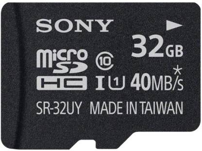 SONY 32 GB MicroSDHC Class 10 40 MB/s  Memory Card