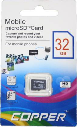 Copper MSD32gb 32 GB MicroSD Card Class 10  Memory Card Compatible with Mobile