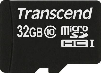 Transcend 32 GB Class 10 Micro SD 32 GB MicroSD Card Class 10 30 MB/s  Memory Card Compatible with Mobile
