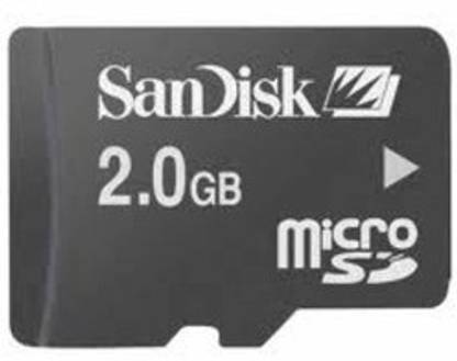 SanDisk MicroSD 2GB 2 GB MicroSD Card  Memory Card Compatible with Mobile