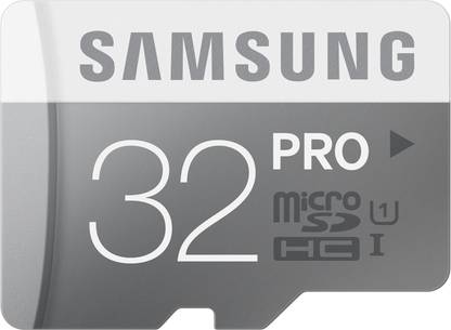 SAMSUNG MB-MG32D Pro 32 GB MicroSDHC Class 10 80 MB/s  Memory Card Compatible with Mobile