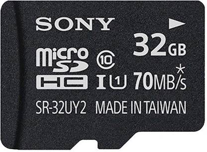 SONY SR-32UY2A/T1 32 GB MicroSDHC Class 10 70 MB/s  Memory Card Compatible with Mobile