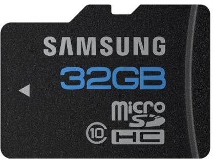 SAMSUNG MB-MSBGA/US 32 GB MicroSDHC Class 10  Memory Card Compatible with Camera