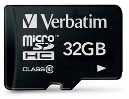 Verbatim 32 GB Class10 MSD 32 GB MicroSDHC Class 10  Memory Card Compatible with Mobile, Tablet