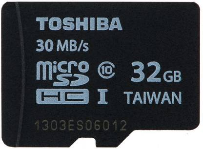 TOSHIBA MicroSDHC 32GB 32 GB MicroSDHC Class 10  Memory Card Compatible with Mobile