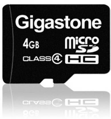 Gigastone MicroSDHC 4GB 4 GB MicroSDHC  Memory Card Compatible with Mobile