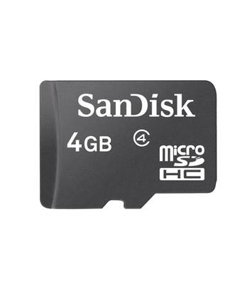 SanDisk 4 GB MicroSDHC Class 4  Memory Card