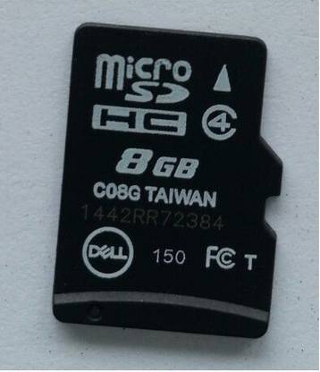 DELL Dell Microsdhc 8GB Class 4 Memory Card 8 GB MicroSDHC Class 4  Memory Card Compatible with Mobile
