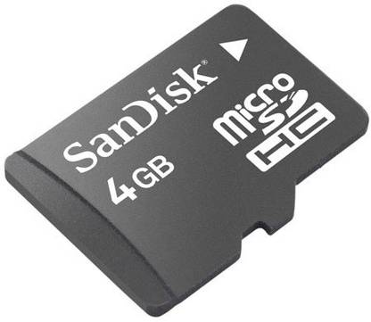 SanDisk VideoHD microSDHC 4 GB MicroSDHC Class 4 15 MB/s  Memory Card Compatible with Camera, Mobile, Tablet