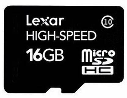 Lexar lexarsd16gb 16 GB MicroSDHC Class 10  Memory Card Compatible with Mobile