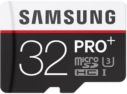 SAMSUNG MB-MD32DA PRO Plus 32 GB MicroSDHC Class 10 95 MB/s  Memory Card Compatible with Mobile