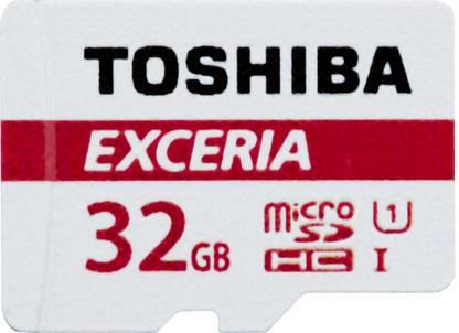 TOSHIBA M301 Exceria 32 GB MicroSDHC UHS Class 1 48 MB/s  Memory Card Compatible with Mobile