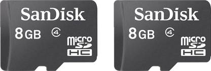 SanDisk SDSDQM-008G-B35 RTA PR 8 GB MicroSDHC Class 4 18 MB/s  Memory Card Compatible with Mobile, Tablet