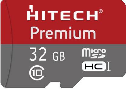 Hi Tech PremMicroSDHC 32 GB MicroSDHC Class 10  Memory Card Compatible with Mobile, Tablet