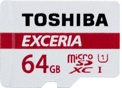 TOSHIBA M301 Exceria 64 GB MicroSDXC UHS Class 1 48 MB/s  Memory Card Compatible with Mobile