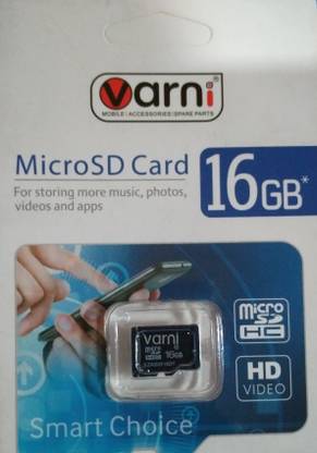 varni basic 16 GB SD Card Class 10 15 MB/s  Memory Card