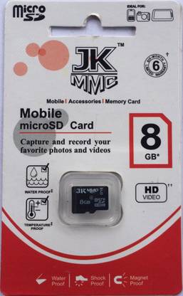 JK 8GB Ultra 8 GB SD Card Class 4 90 MB/s  Memory Card Compatible with Mobile
