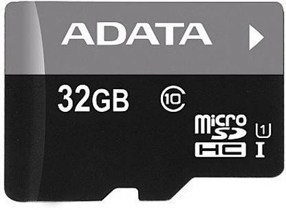 ADATA AD-MSDC-32GBC10 Premier 32 GB SD Card Class 10 20 MB/s  Memory Card Compatible with Mobile